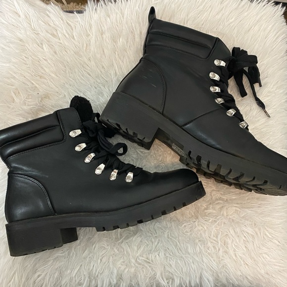 Forever 21 Shoes - Black combat photos